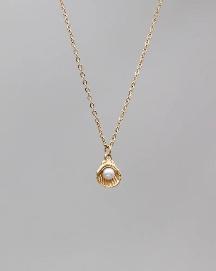 Elegant Pearl Drop Pendant Necklace – Gold Finish - Image 3