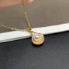 Elegant Pearl Drop Pendant Necklace – Gold Finish